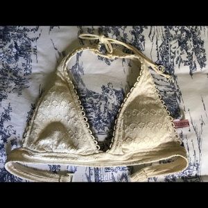 Juicy Couture Sz. Small Crochet/Lace Swim Top